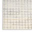 Tapis géométrique tissé à la machine en polyester crème-87055273