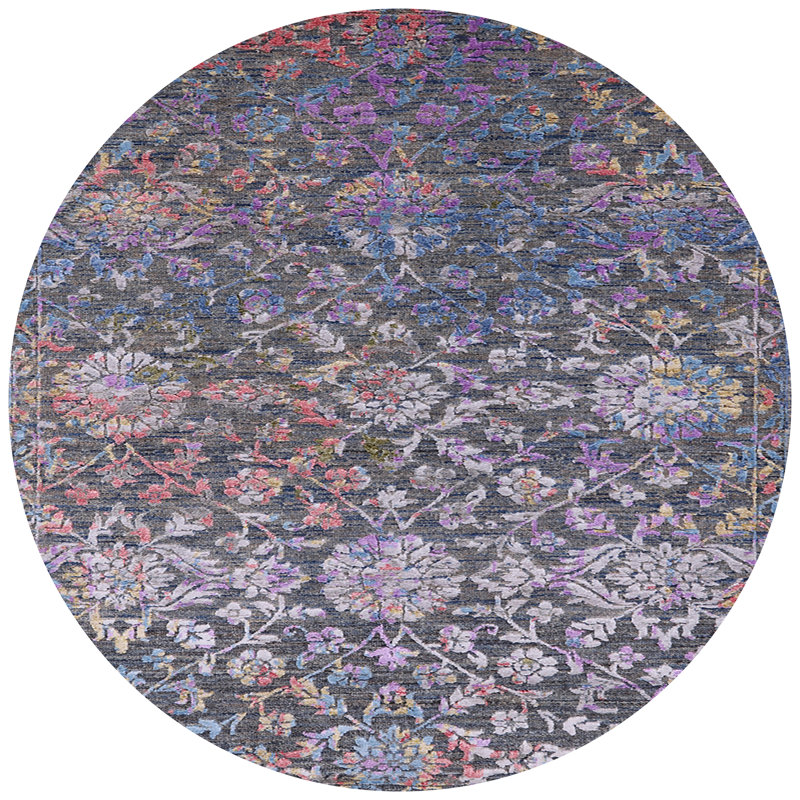 Halchita Oriental Indoor Rug, Round 3'