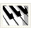 «» par michael tompsett, impression Piano Keyboard