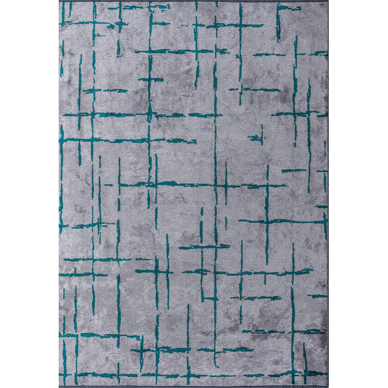 Rapture Abstract Area Rug, Square 9'