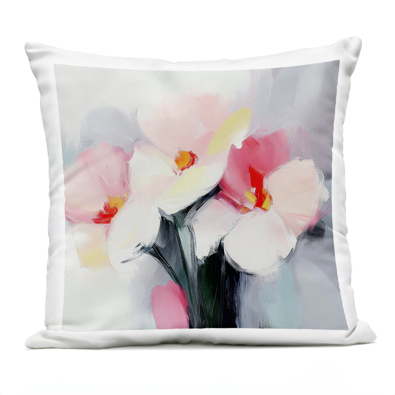 Coussin d'extérieur imprimé Flare Of Emotion Flowers par Mona Grace