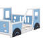 Lit plateforme classique avec roulettes en forme de voiture-1207486988