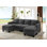 Canapé modulaire large avec repose-pieds Ranjeeta
