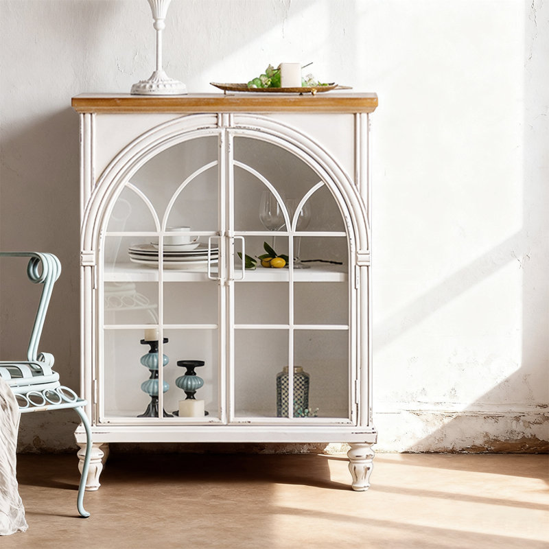 Modern White Solid Wood Sideboard