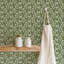 Thorn & Blossom - Garden Green Floral Wallpaper