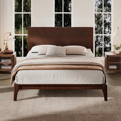 Bamboo Wood Platform Bed