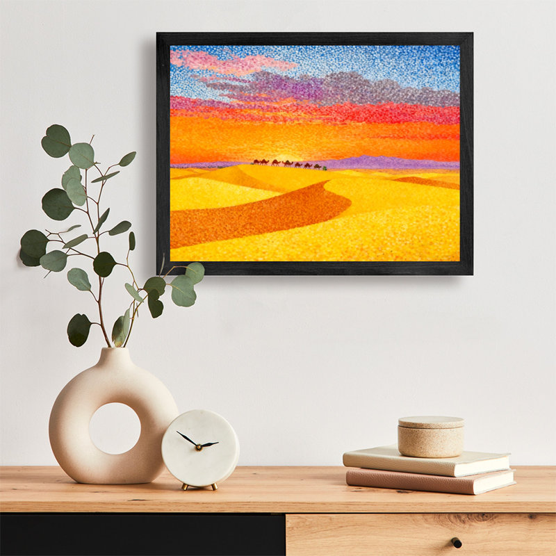 Impression sur toile encadrée noire, impression d'art impermanace, H 37 po x l 25 po