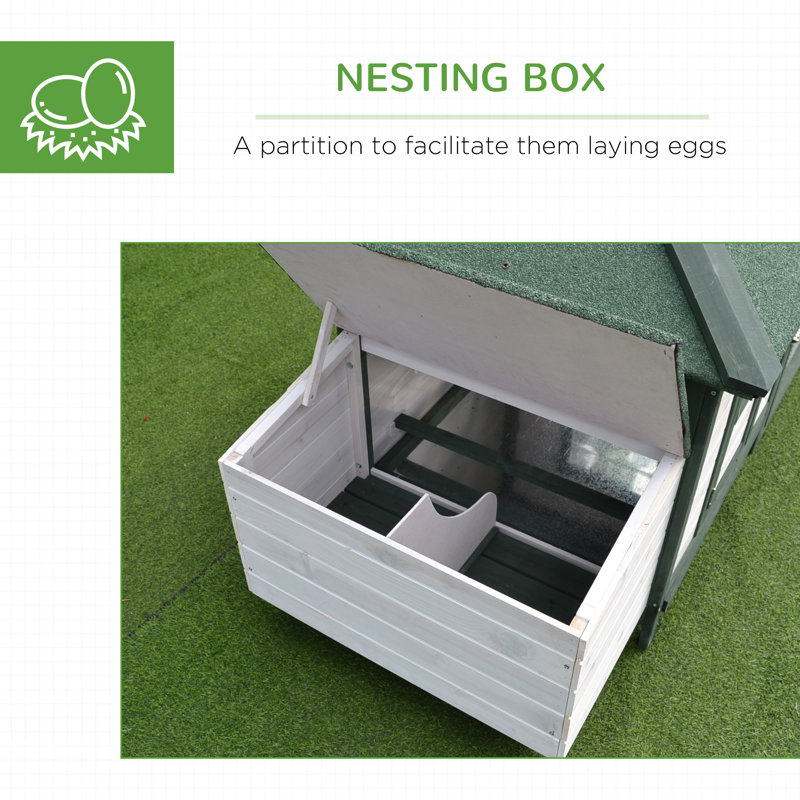Chicken Coop with Chicken Run