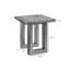Freeform 40cm W Metal Bedside Table