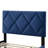 Velvet Upholstered Adjustable Headboard Bed With Tufting Design-1463125430-1463125429