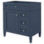 Meuble-lavabo de salle de bain de 30 po sans lavabo supérieur, armoire de rangement moderne avec 2 tiroirs et un tiroir rabattable (BASSIN INCLUS)-121294605
