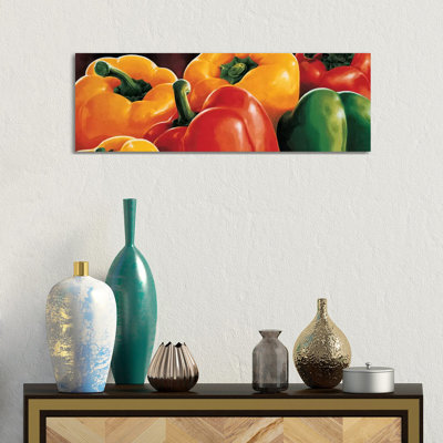 Peperoni by Stefania Mottinelli - Wrapped Canvas Panoramic Print
