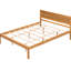 Lit plateforme plateforme grand, tête de lit, lattes en bois, sans sommier, pour un trésor de chambre douillet-1474611205-1474611200