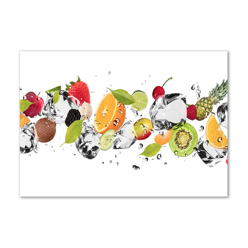 Fruit And Water - Wrapped Canvas Print