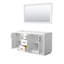 Base de meuble-lavabo double autoportante 59,25 po Miranda avec miroir 58 po Miranda-58038127
