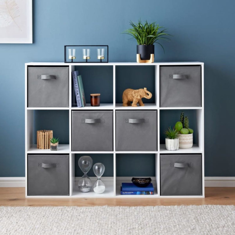 Azriella 118cm H x 89cm W Cube Bookcase