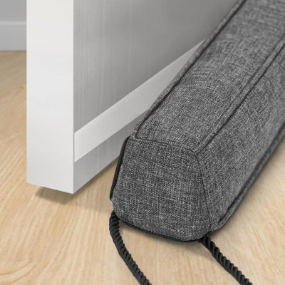 Weighted Under Door Draft Stopper, Fits Front, Bedroom, Interior Door, Easy To Install, Block Air Draft From Bottom Door