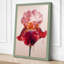 Crimson Iris Botanical - Wrapped Canvas-2105225548-2105225522