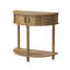 Console demi-lune avec rangement
