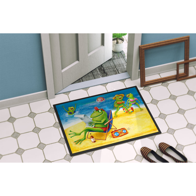 Fentes Non-Slip Outdoor Doormat, Rectangle 1'6" x 2'3"