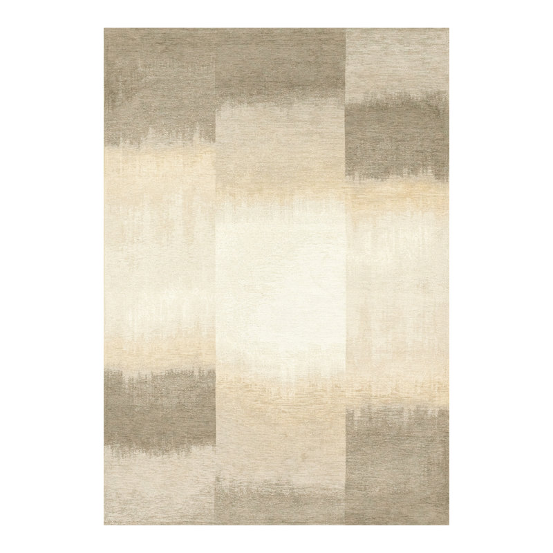 Meditation Sendai Cottage Grey Recycled P.E.T Area Rug, Rectangle 80 x 150 cm