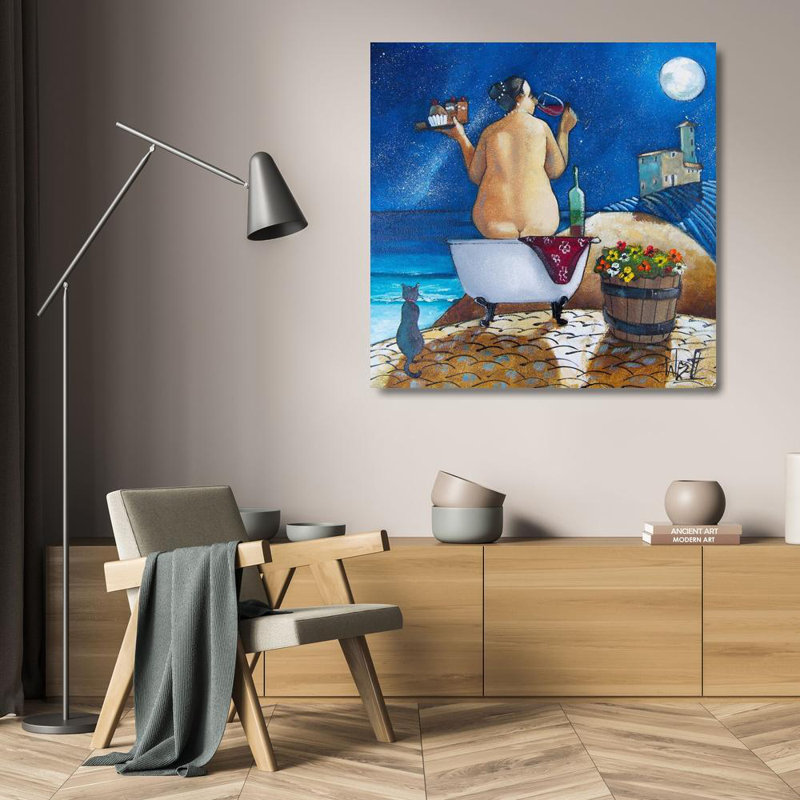 «Winston Porter West», art sur toile tendue de la galerie Ronald: Bath No. 1, H 20 po x l 20 po