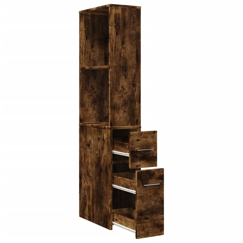 Damariscotta Bathroom Cabinet, Smoked oak