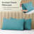Luxclub 4 PC Teal Queen Silky Soft Cooling Extra Deep Pocket Performance Sheet Set-123418278-134223516