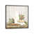 Toile encadrée de bois rustique foncé