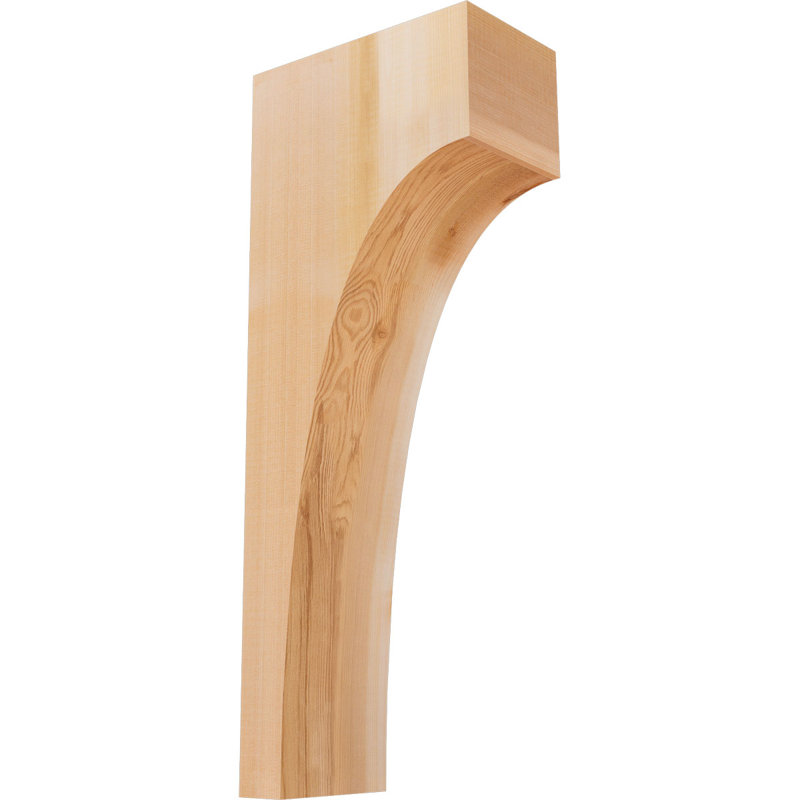 Huntington Corbel, H 26 po x l 5,5 po x P 10 po, Lisse, Cèdre rouge
