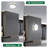 LED Flush Mount Ceiling Light with Glass-163543150