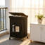 Metal Laundry Room Organiser with Wheels