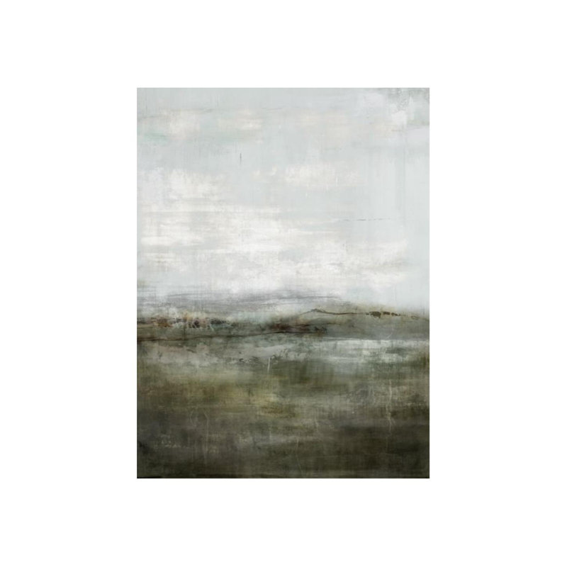 Shaky Horizon Print by James McAllen, 53" H x 40" W x 1.5" D, Knife Gel