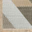 Tapis beige / gris à motif géométrique industriel Eidan-1680065463