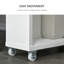 Organisateur de salle de bain mince avec roulettes