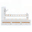 Lit en bois avec tête de lit et prises de rangement, gigogne extensible avec trois tiroirs-1738590025-1738590024