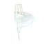Banc de jardin en forme d'arbre demi-cercle-109762803