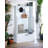 Buck II White High Gloss Finish Hall Tree