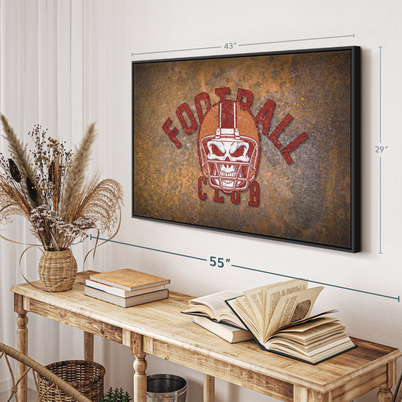 Sports «Football Club Canvas Print», H 29 po x l 43 po