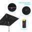 Mirela 120'' x 78'' Rectangular Lighted Market Umbrella-631185313