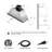 30 in. 600 CFM Convertible Insert Range Hood in Stainless Steel with Knob Control and LED Lights-118588804
