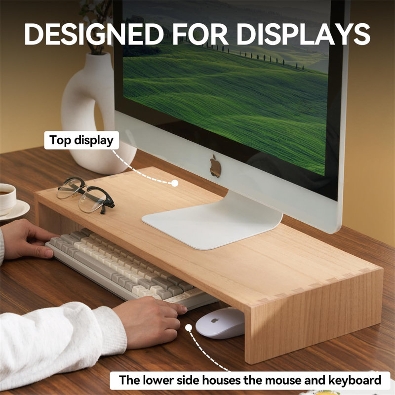Manufactured Wood Monitor Stand