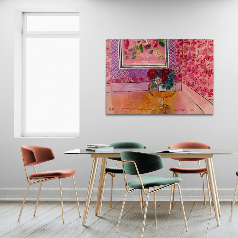 Thirty Years Or La Vie En Rose by Raoul Dufy - Wrapped Canvas Art Prints, 21 cm H x 31 cm W