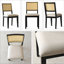 Ensemble de salle à manger à piédestal rond en bois 7 pièces 60 po Tadcaster avec 6 chaises rembourrées-122271051