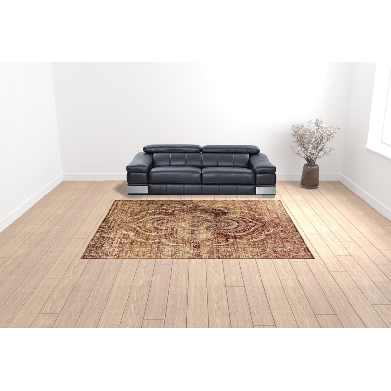 Abstract Indoor Rug, Rectangle 9' x 12'