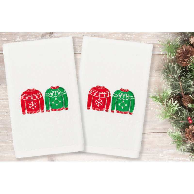 Serviettes de Noël Christmas, Blanc