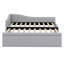 Lit de jour simple en L rembourré en forme de L - Lit gigogne inclus-716702588