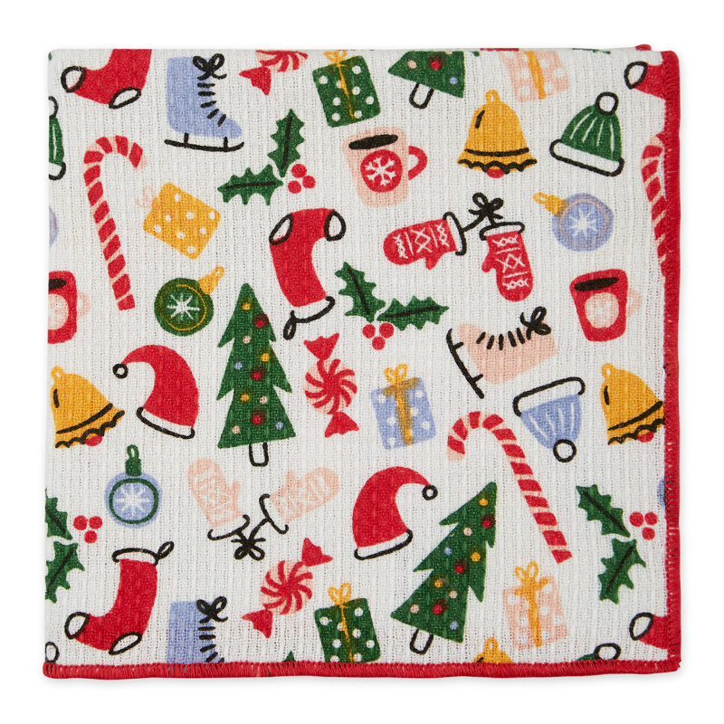  Ensemble de 4 lavettes Holiday Vibes