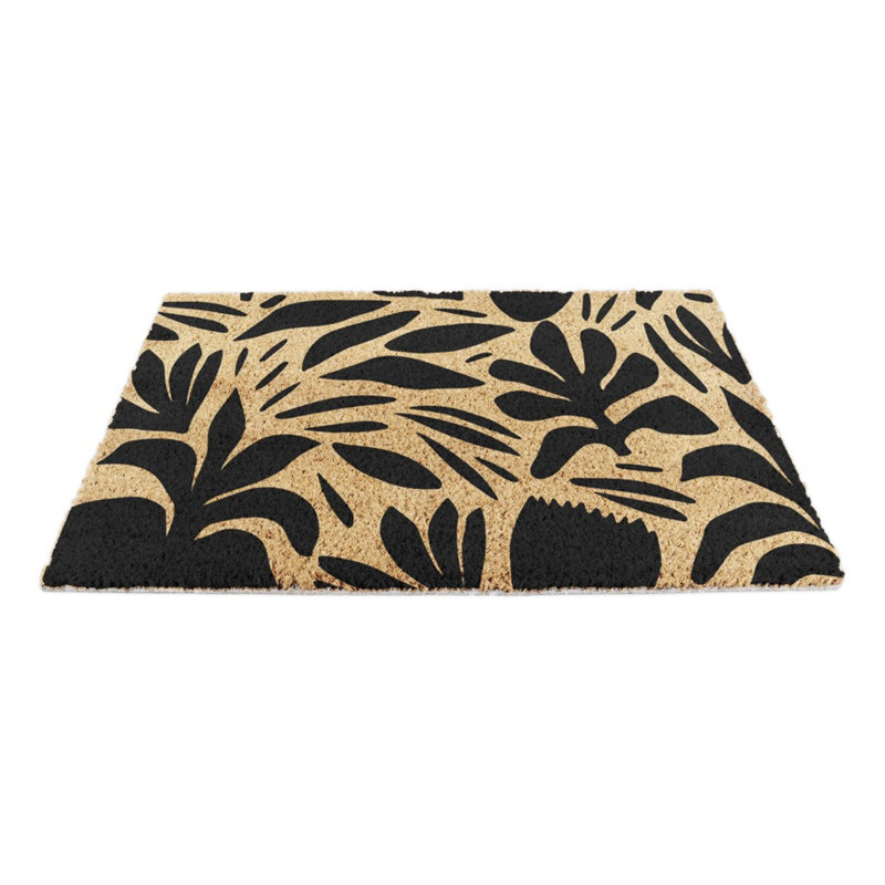 Biller Area Rug, Black/Yellow
