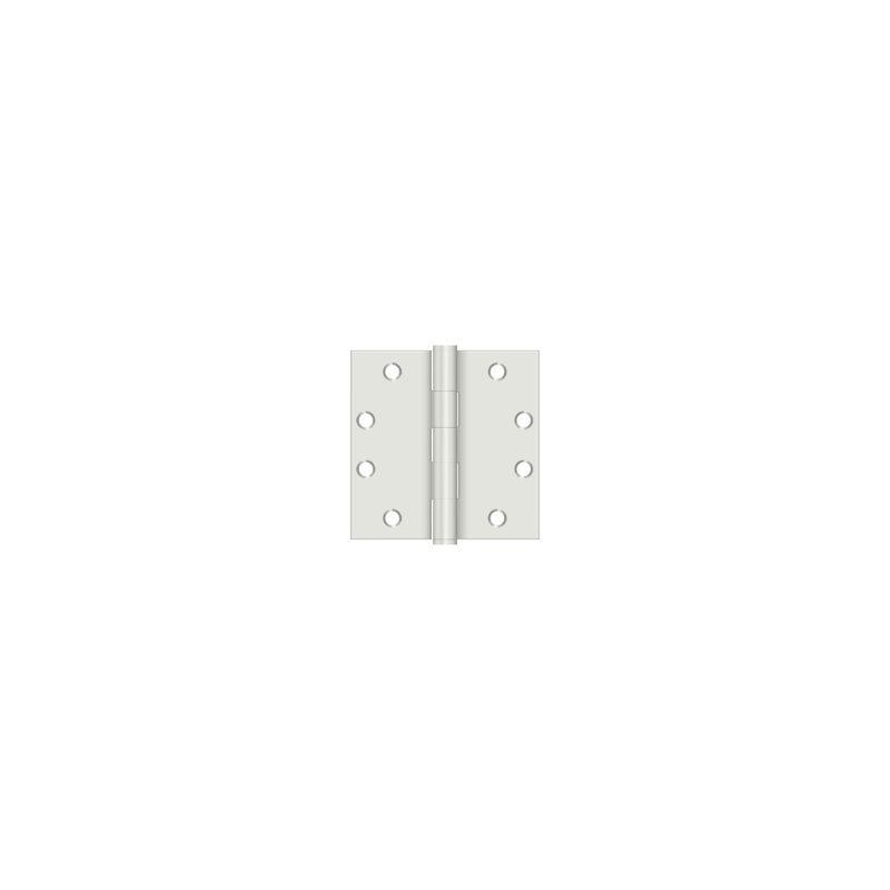 Steel Butt Bearing Hinge, Prime Coat White